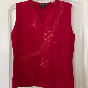 Michelle Nicole XL Sleeveless Sweater Top